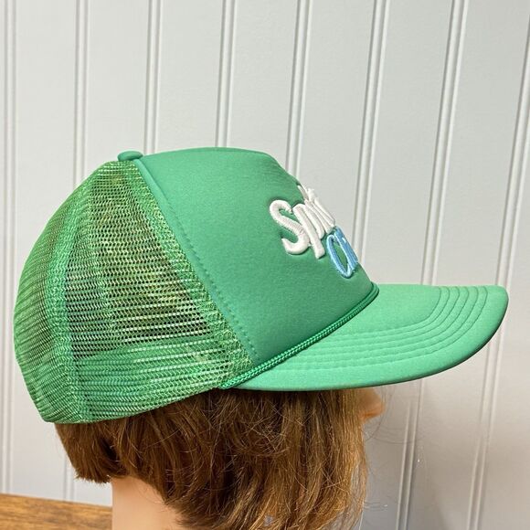 Sprite Chill Adult Unisex Green Trucker Rope Hat Mesh Cap Adjustable Embroidered - Picture 3 of 8